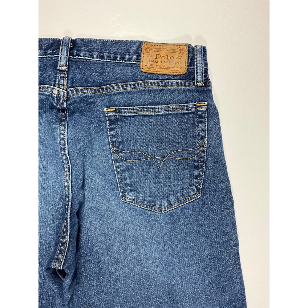 Polo Ralph Lauren Hampton Relaxed‎ Straight Jeans Mens 33x32 - Picture 14 of 16